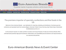 Tablet Screenshot of euroamericanbrands.com